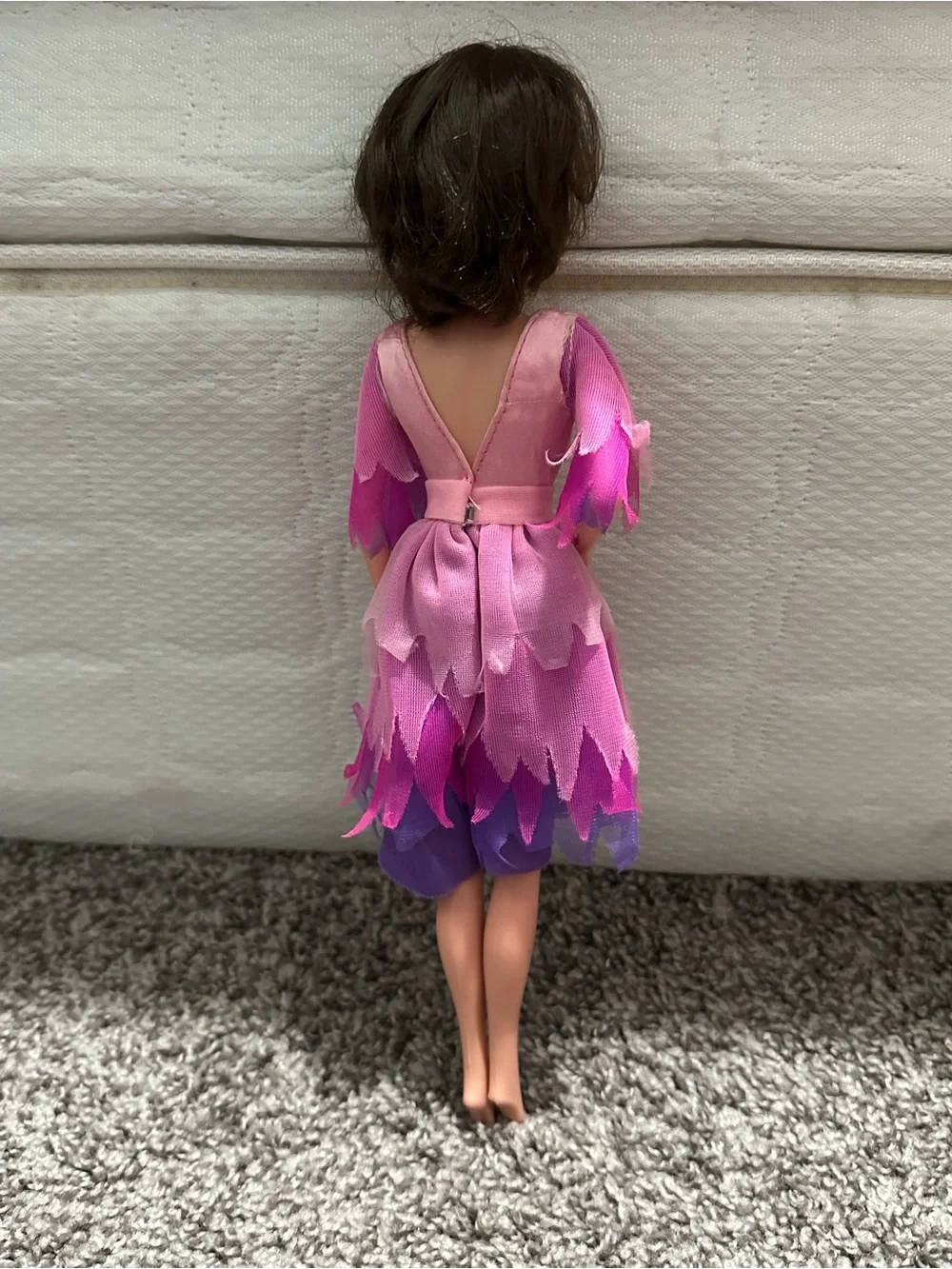 Mattel Pink and Purple Layered Fairy Dress 1966 vintage  Doll